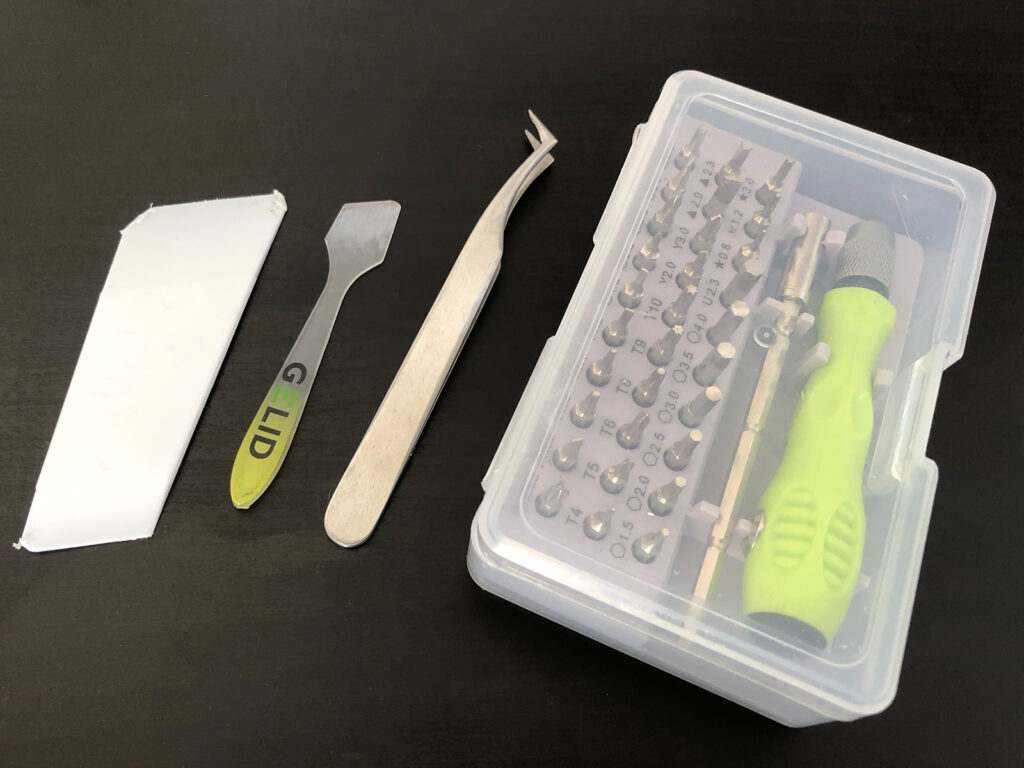 精密ドライバー ピンセット ハケ