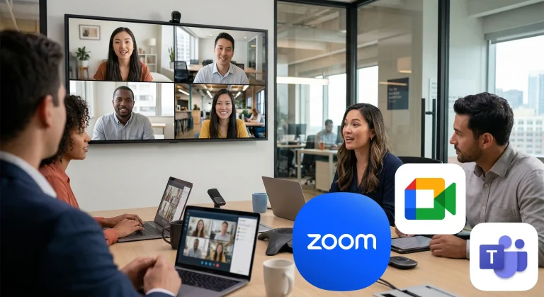 【2026年最新】Zoom・Google Meet・Teamsを徹底比較!ビジネス・手軽さでで選ぶならどれ?